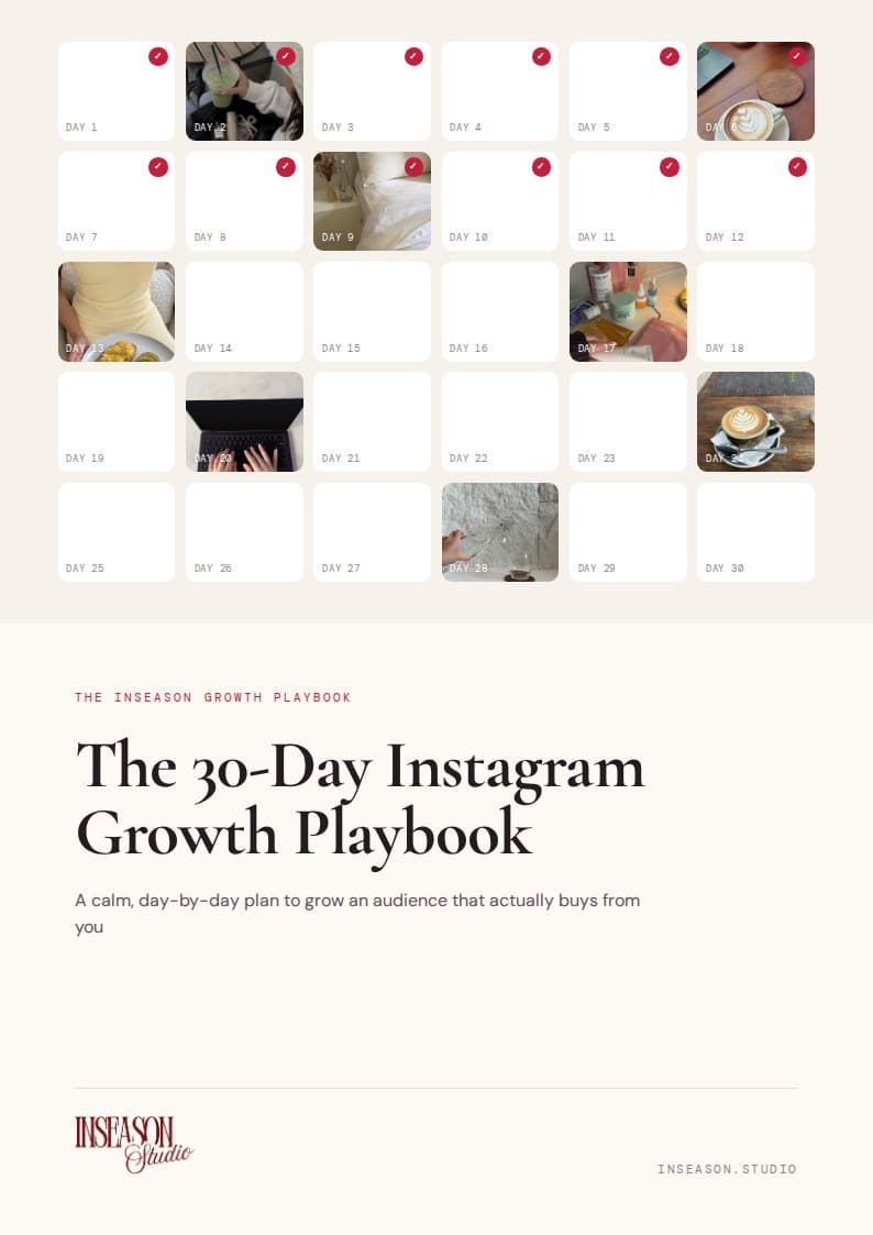 Cover of The 30-Day Instagram Growth Playbook
