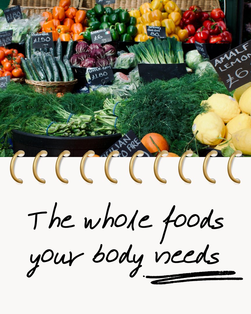 Canva template: The whole foods your body needs